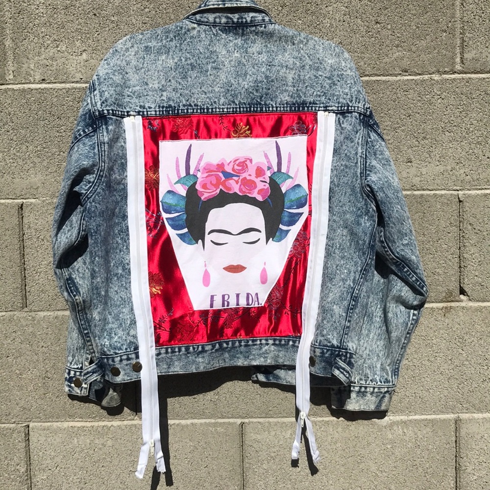 FRIDA KAHLO CUSTOM DENIM JACKET